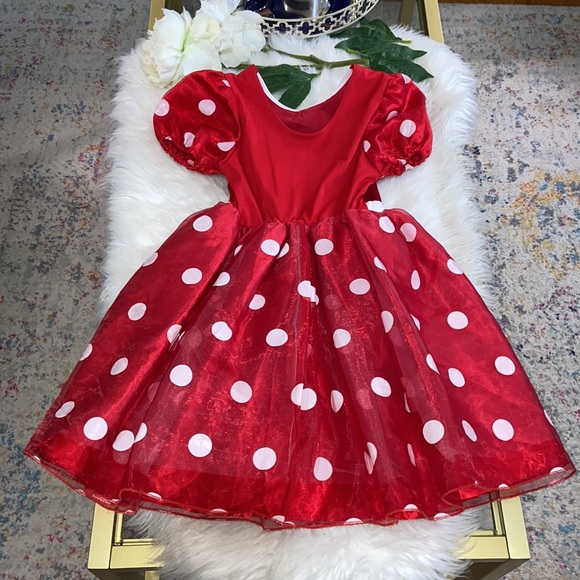 Disney Store - Classic Three Layer Minnie's Polkadot Dress - US Size 6/6X - Picture 15 of 17